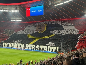 Phòng ngự Tifo khổng lồ của Bayern Munich trước trận sân nhà: nhân danh thành phố này