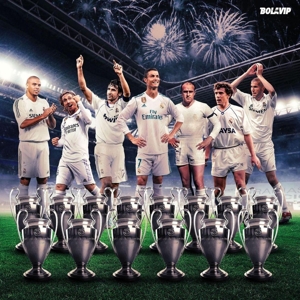 Số danh hiệu 8 đội dẫn đầu Champions League giành được trong lịch sử: Real Madrid dẫn đầu với 14 danh hiệu, Pháo thủ Atletico Madrid có 0 danh hiệu