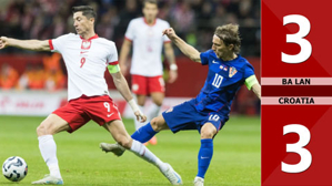 VIDEO bàn thắng Ba Lan vs Croatia: 3-3 (Vòng bảng Nations League 2024/25)