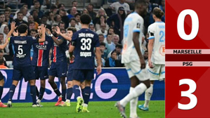 VIDEO bàn thắng Marseille vs PSG: 0-3 (Vòng 9 Ligue 1 mùa giải 2024/25)