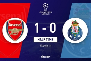 Hiệp 1 - Arsenal 1-0 Porto, tổng tỷ số là 1-1, Odegaard dùng dao mổ ghi bàn qua đường của Sette Rosad